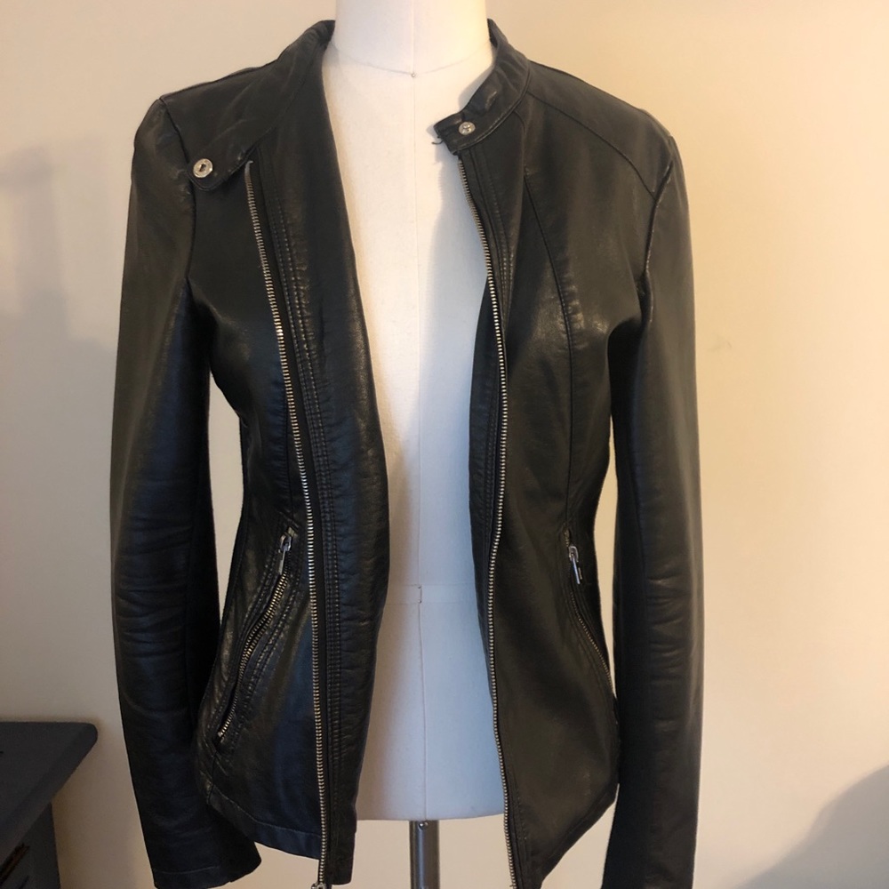 🚨 SOLD 🚨Express Leather Jacket.
